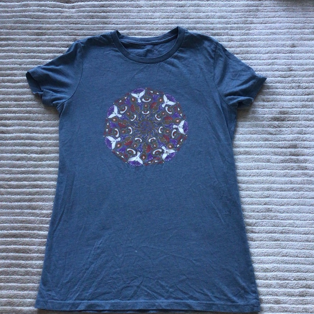 Meeting of the Spirits Tour 2017 Women's Blue Graphic Tee